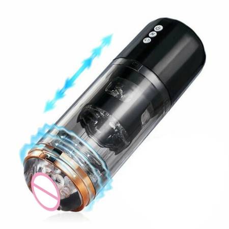 USB 10 Speed Real Vaginal Sucking Telescopic Automatic Rotation Male Masturbation Cup Sex Toys for Men