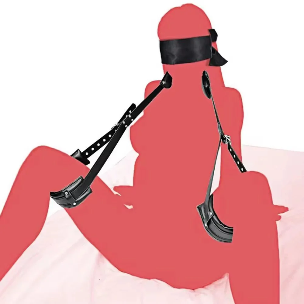 Bondage Gear Set Kits Sex Toy for Adult Women Couple Fantasy Wives Set Handcuffs Ankle Cuff Restraints