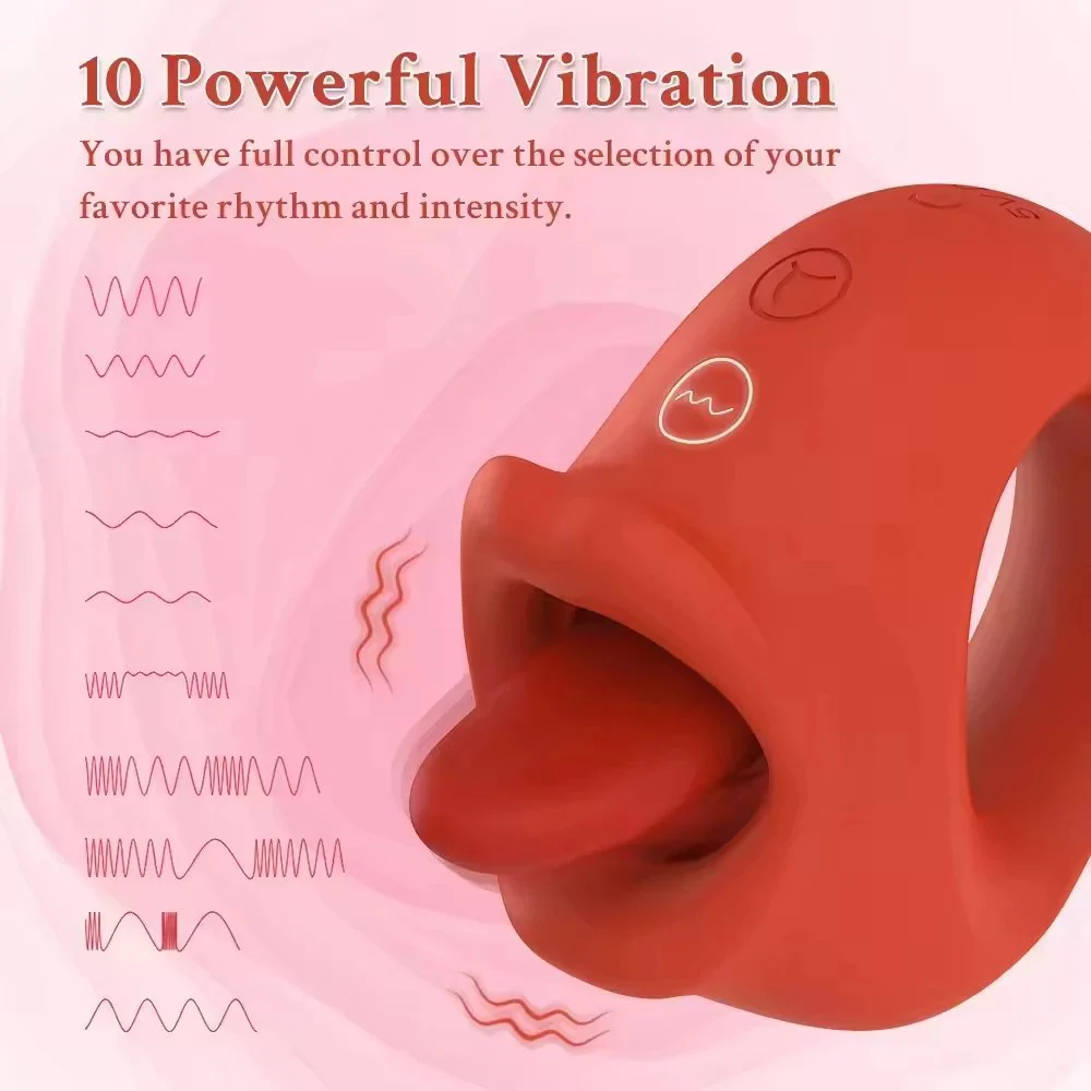Honey Tongue 10 Licking Modes Vibrator Tongue Vibrator Female Erotic Adult Products