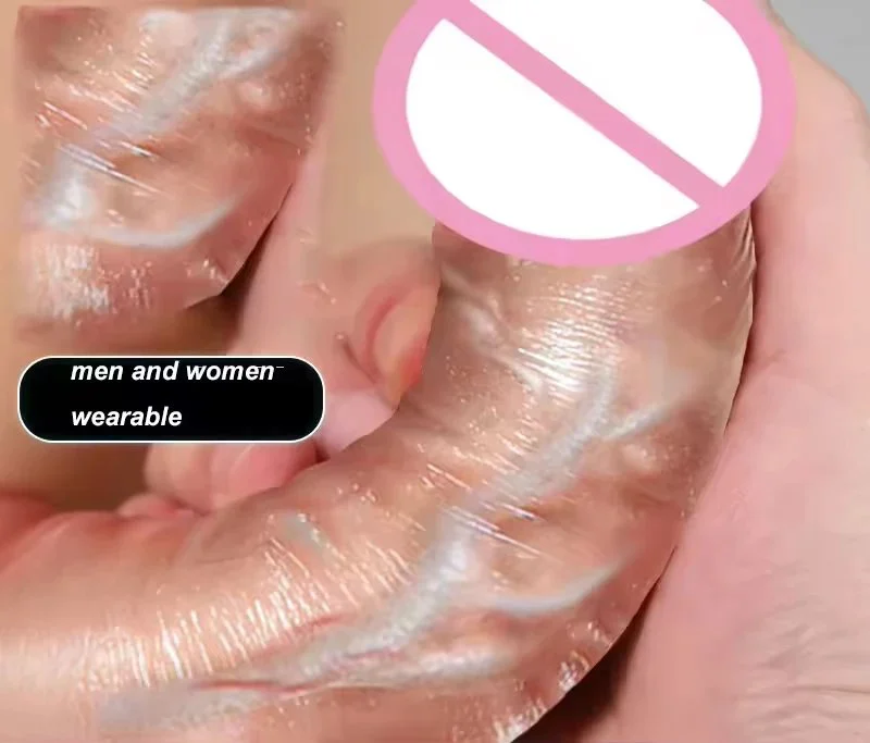 Lesbian Gay Eco-Friendly IPX6 Waterproof Silicone Wearable Panty with Penis Strap-On Dildo for Men Women