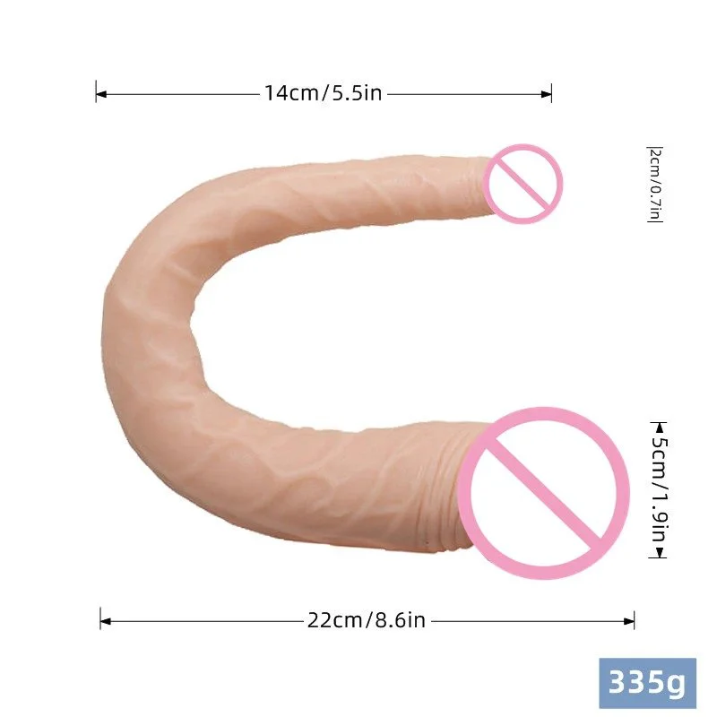 Adult Products Artificial Penis Realistic Long Double Ended Anal Dildo for Men Sex Toy Women