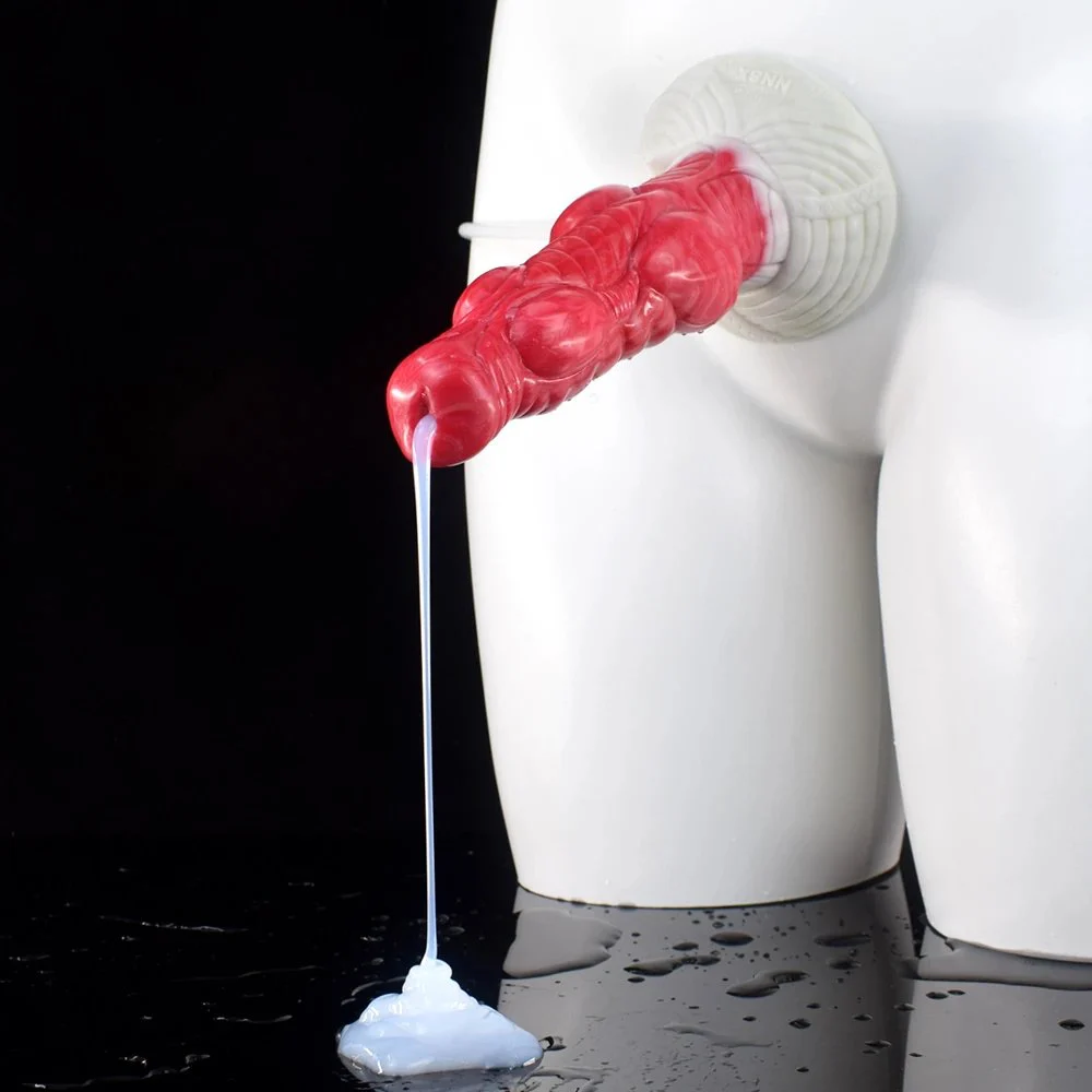 Animal Silicone Squirting Dildo Demon Wolf-Moudy Penis Ejaculating Dildo with Women Sex Toys