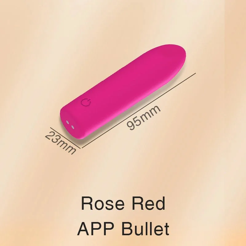 App Control Long Distance Female Vibrators G-Spot Clitoral Stimulation Mini Bullet Vibrator Silicone Adult Sex Toy for Couple