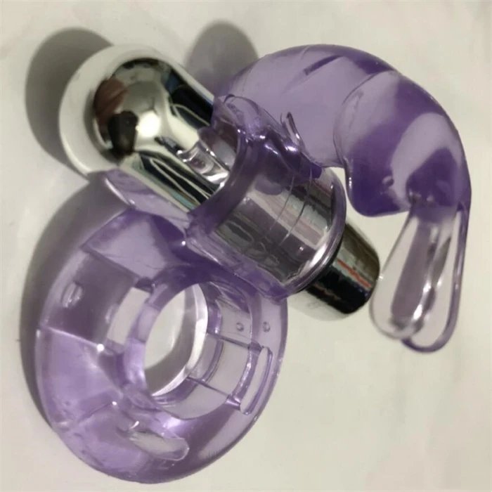 Vibrating Cock Ring for Men Sex Toys for Delay Ejaculation Made of Silicone and TPE Penis Rings Product