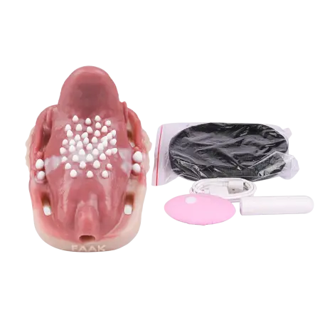 Complexion Vibrating Burr Thick Tongue Grinding Machine Couple Foreplay Flirting Orgsm Skin-kindly Silicone Sex Toy