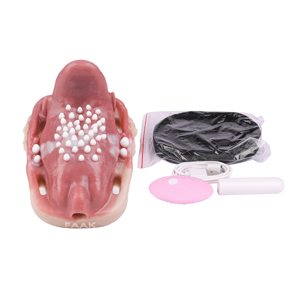 Complexion Vibrating Burr Thick Tongue Grinding Machine Couple Foreplay Flirting Orgsm Skin-kindly Silicone Sex Toy