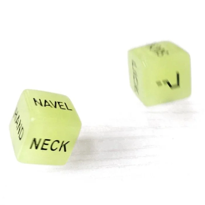 Accessories Glow in Dark Acrylic Sex Dice for Adult Erotic Games