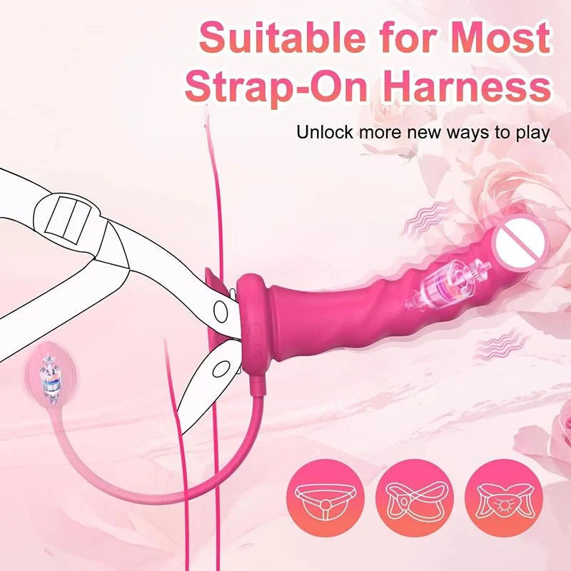 APP Electric Strap on Dildo Sex Toys for Lesbian Anal Plug Dildo Vibrator for Women