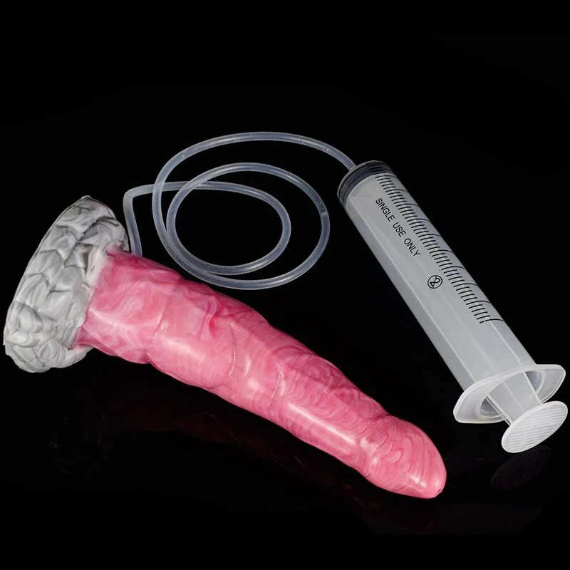 Monster Series Squirting Dildo Fantastic Ejaculation Dildo for Women Gorgeous Jello Sex Toy Sex Tool Flexible