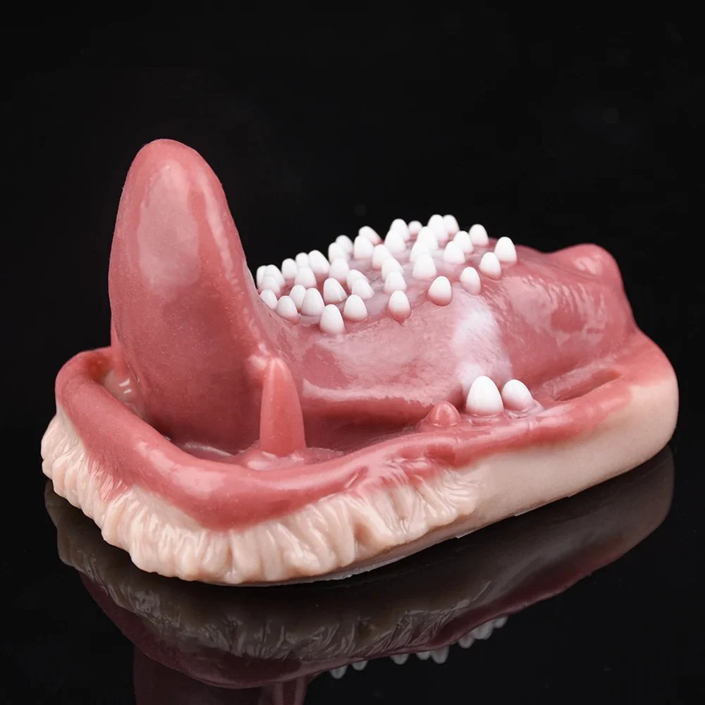 Fantasy Realistic Tiger Tongue Sex Grinder Masturbator G-Spot Massage Vibrator Tooth Friction Stimulate Woman Sex Grinder