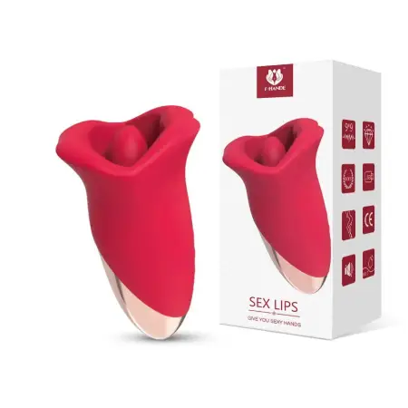 Pinch vibration stimulator simulation big mouth tongue licking vibration female masturbator adult product