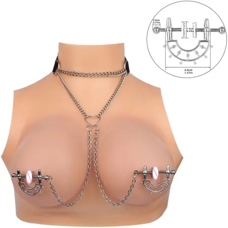 Erotic Nipple Clips Women Men Clamps Exquisite Packaging Box Valentine's Day Gift
