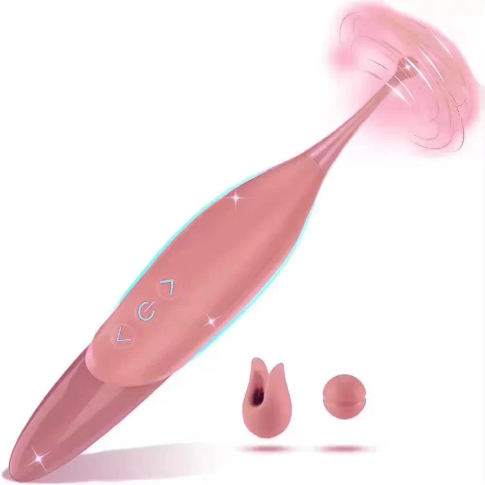 Cross-Border G-Spot Three-Headed Orgasm Pen Adult Sex Toys 10 Speed Frequency Vibration Massage Stick Female Vaginal Vibrators