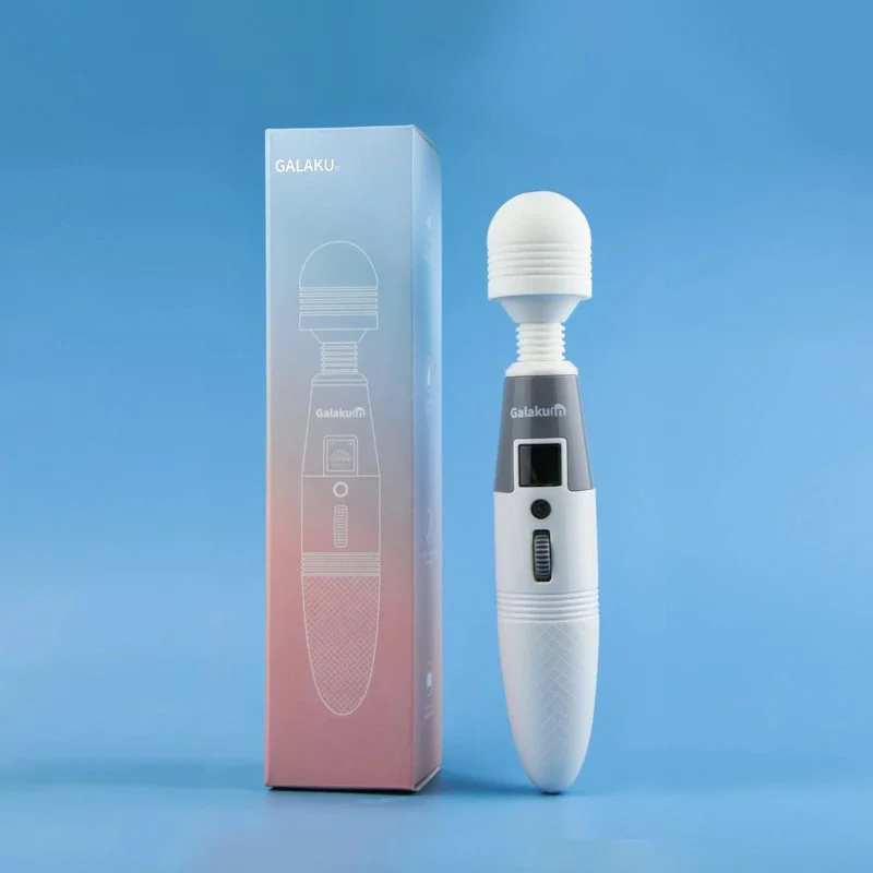 Angel AV Stick LCD Female Masturbator Stimulates G-spot Intelligent Variable Frequency AV Vibrator Female Masturbation Stick