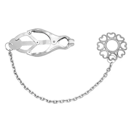 Blazing Heart Winding Ring Fetish Sex Toys for Women Chain Nipple Clamps Breast Bondage Sexy Girl Breast Toy Game