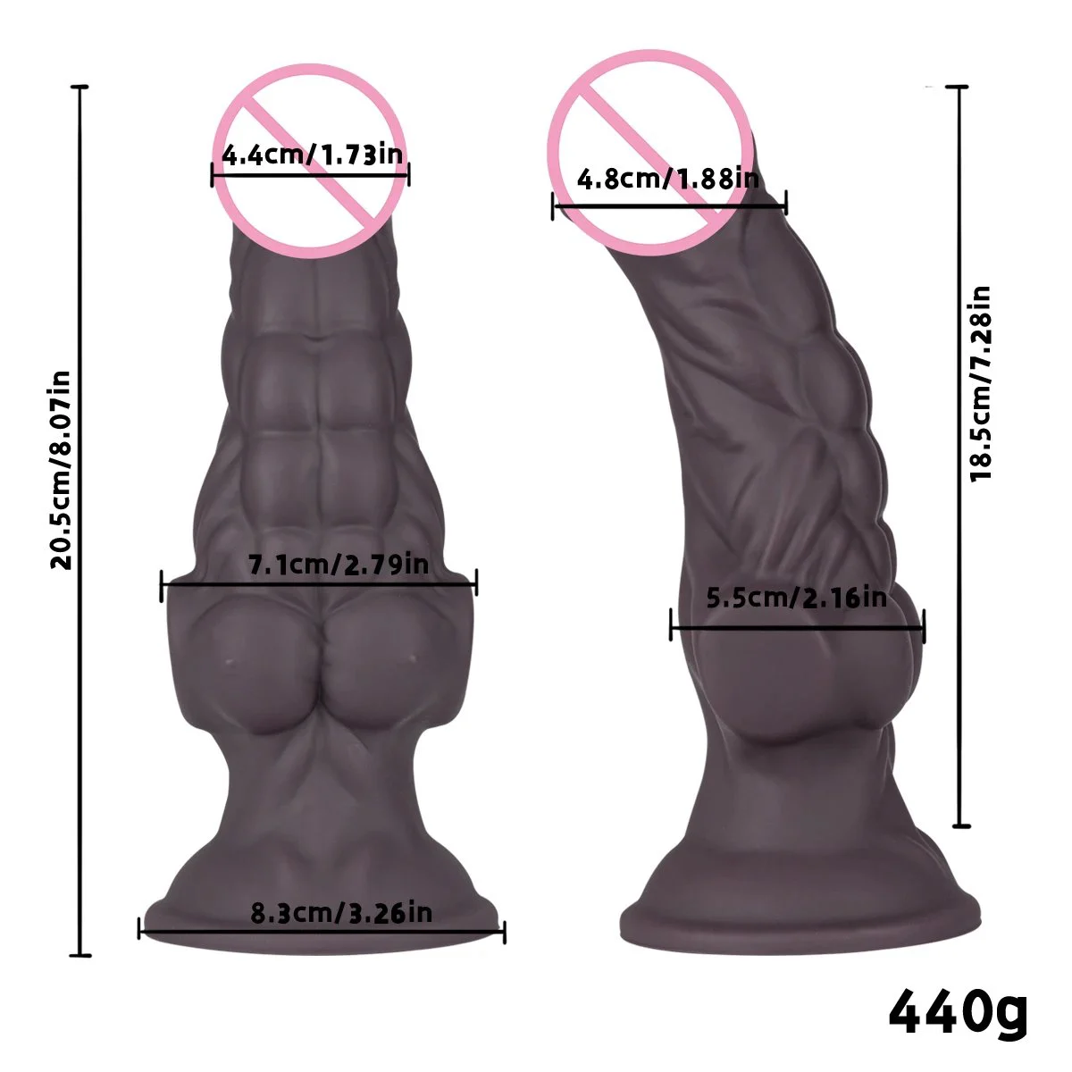 Muscle Monster Liquid Silicone Solid Manual Masturbation Dildo Launch Soft Adult Product Simulation Suction