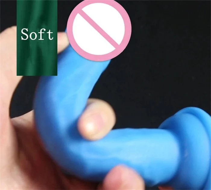 Colorful Silicone Strap-On Strap-On Dildo Soft Realistic Adult Sex Toys Without Balls for Adults