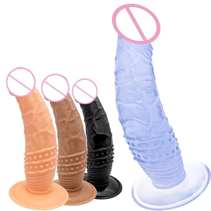 Adult Shop PVC & Silicone Female Masturbator Dildos Realistic Sex Toys for Men & Women