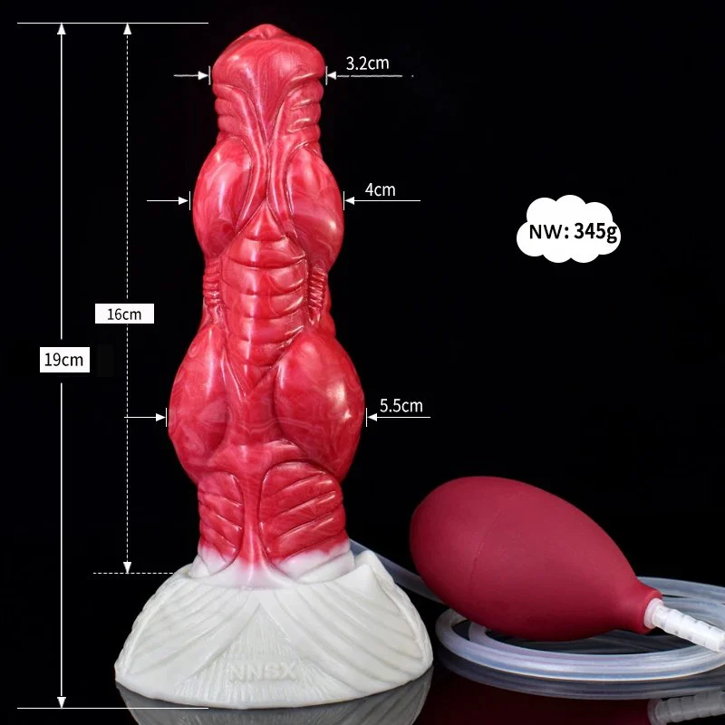 Animal Silicone Squirting Dildo Demon Wolf-Moudy Penis Ejaculating Dildo with Women Sex Toys