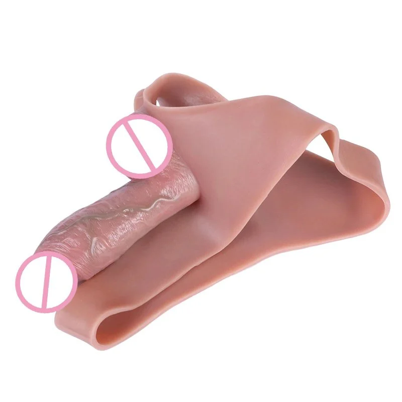 Realistic Strap on Hollow Dildo Realistic Pants Penis Big Dildo for Women Lesbian Adult Sex Toys Wearable Dildo