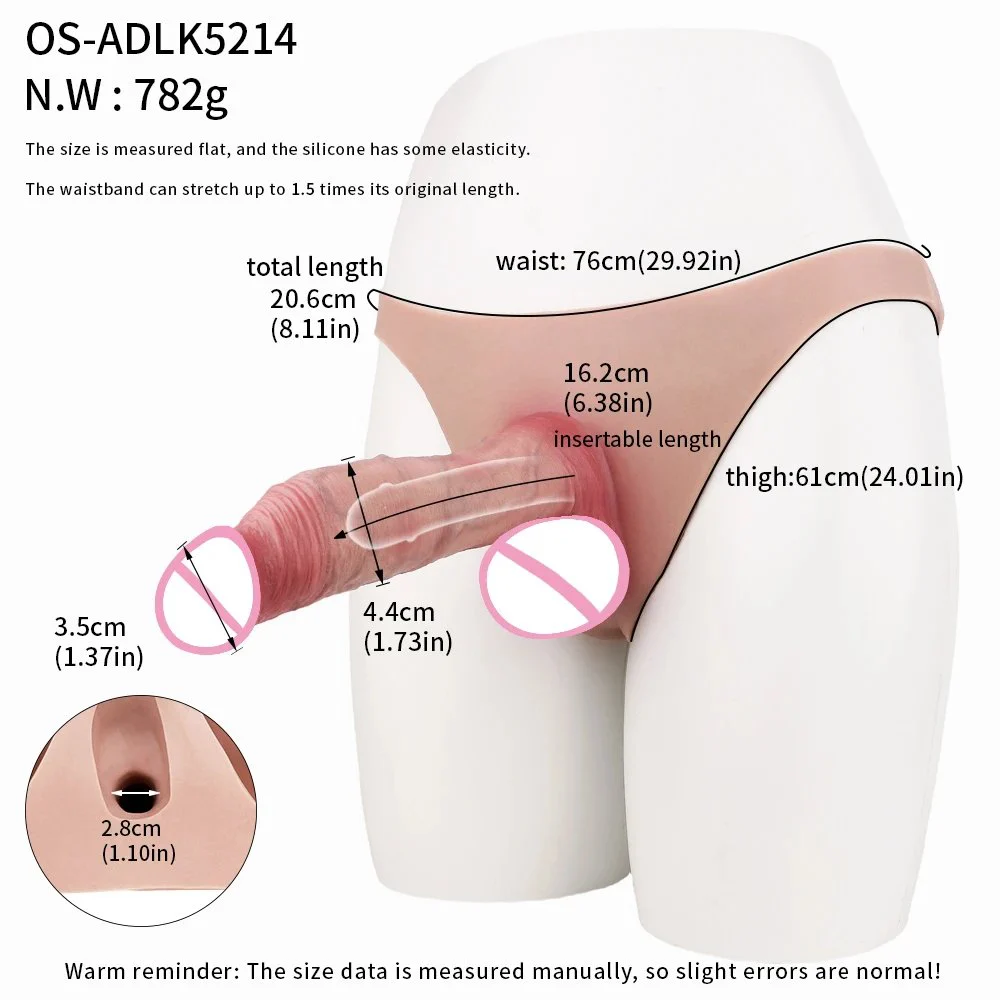 Medical-Grade Silicone Male Penis Extender Secure Fit with Realistic Feel Wearable Leather-Like Cover for Men
