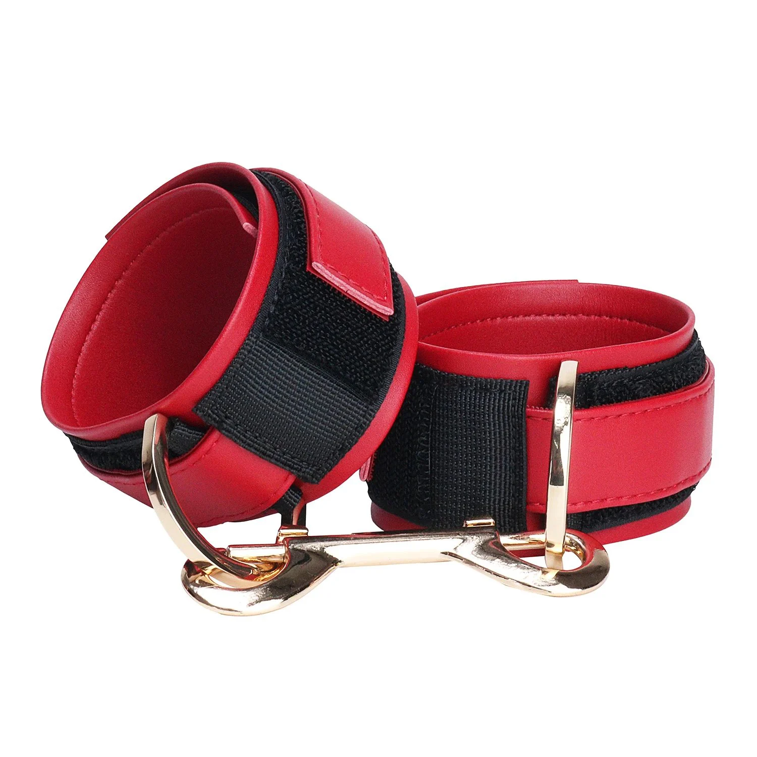 Black and Red Adult Footcuffs Deliver Intense Restraint for Submissive Roleplay Scenarios