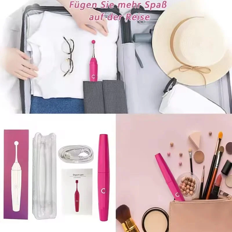 G Spot Clitoris Massage Usb Small Wand Vibrator Pen Shape 10 Vibration Nipple Stimulation Sex Toys Pen Vibrator for Female