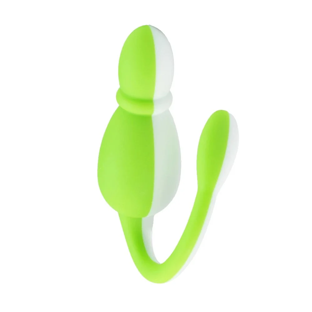 Colorful sex toy tail vibrator vibrating tail butt Silicone Rubber Anal Plug U & G-spot Vibrators