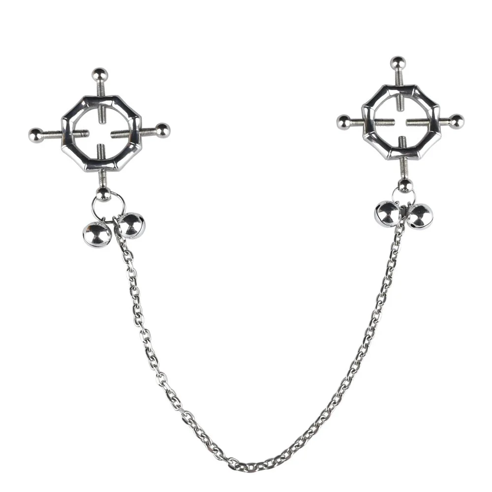 Collection All Styles Nipple Play Crystal Chain Nipple Clamps Leather Harness Weighted Nipple Clamps for Female Collar