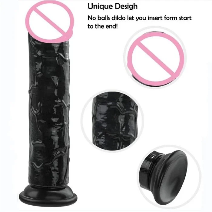 Crystal Clear Soft TPE ABS Silicone Vibrator Dildo for Women Adult Vaginal Massage Sex Toys