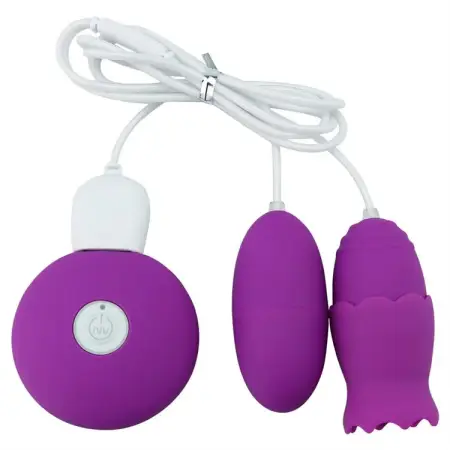 20 Modes USB Jumping Egg Clitoris Stimulation Remote Control Bullet Jump Egg Tongue Licking Vibrator Sex Toy