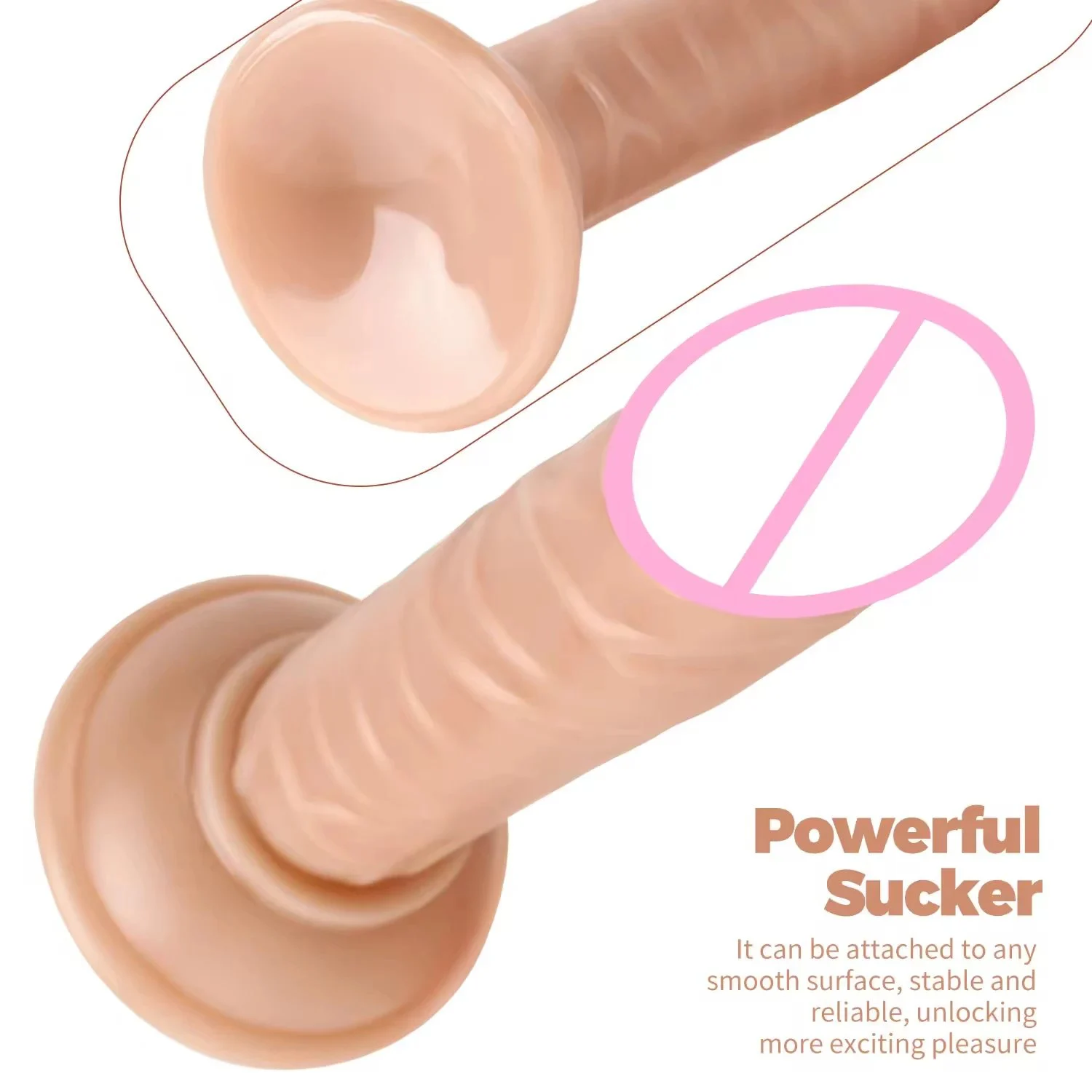 Featuring Lifelike Texture and Flexible Shaft for Enhanced Intimacy and Natural Feel Soft