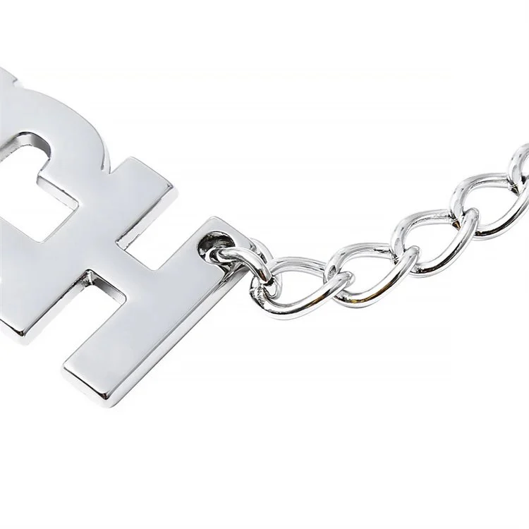 Erotic Sex Toys Bondage Gear Breast Clamp Clips Adjustable Nipple Clamps With Chain Letter