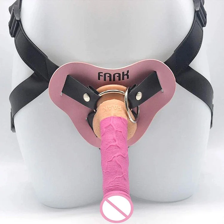 BDSM Sex Toy Harness Strap on Silicone Dildo Realistic Strap-on Strapless Leather Strapon Dildo for Lesbian Women Men