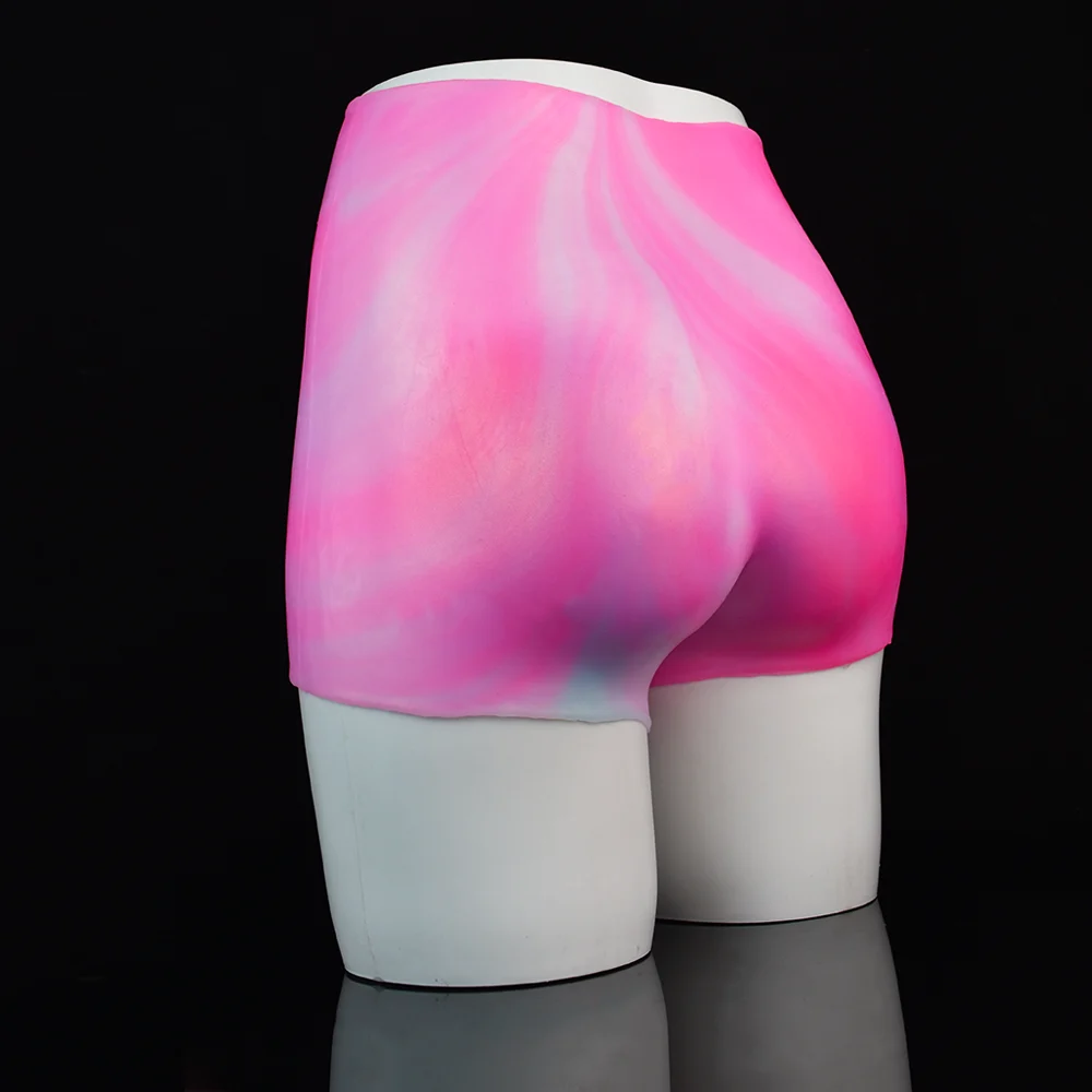 Silicone wearable pants animal lesbian solid silicone leather trousers and women's adult sex toys stretchable