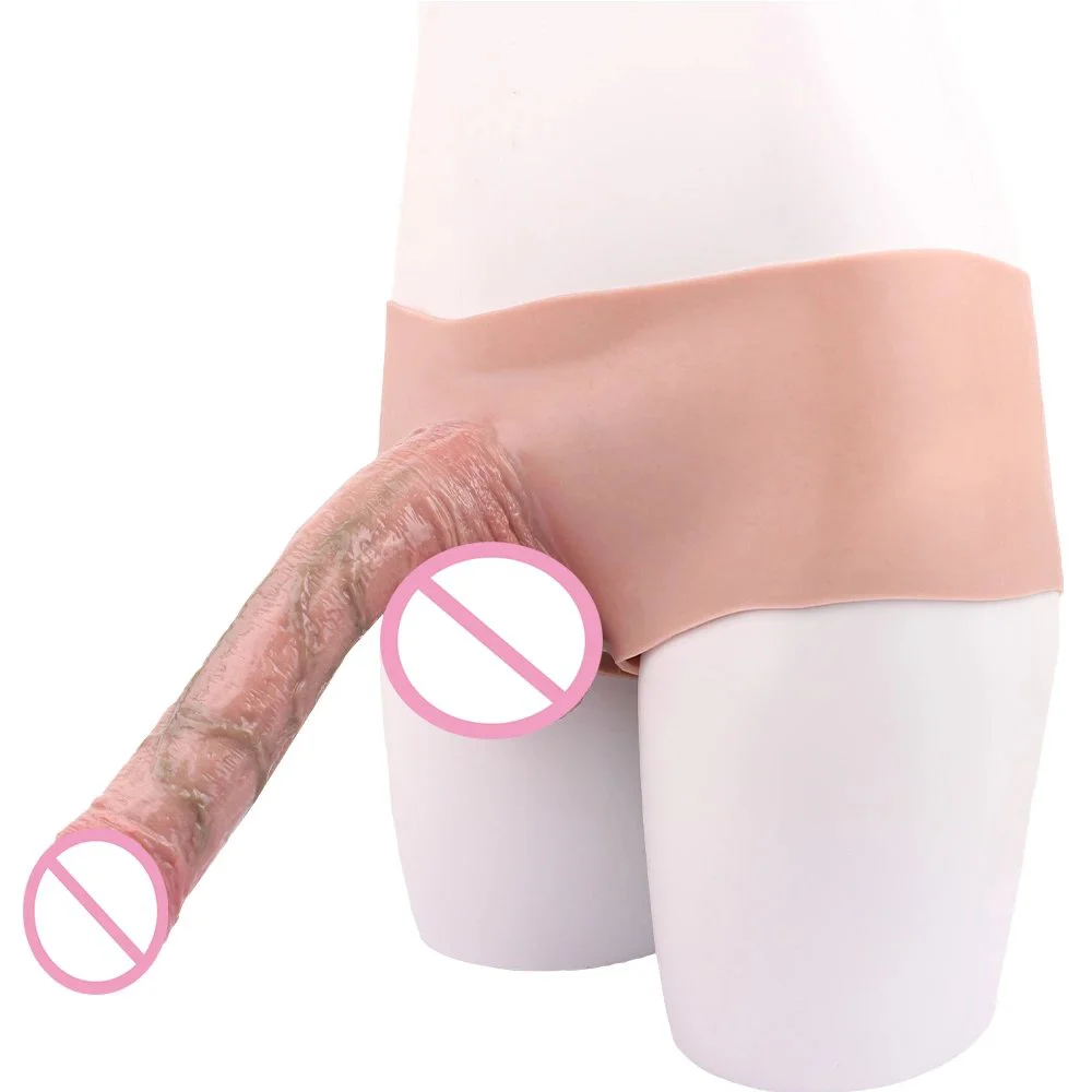 Silicone Wearable Panty Strap on Dildos Realistic Big Penis Sex Dildo Pants for Women Man Lesbian Wearable Adult Sex Toys