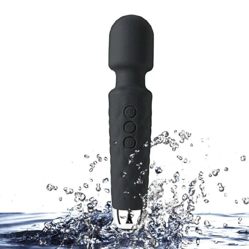 USB Rechargeable AV Mini Wand Massager for Women Adult Sex Toys