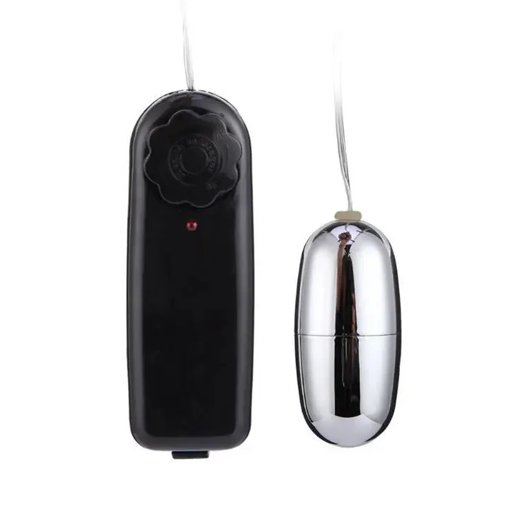 Adult Sex Toy for Women Remote Control Black Vibrating Egg Battery Bullet Egg Vibrator