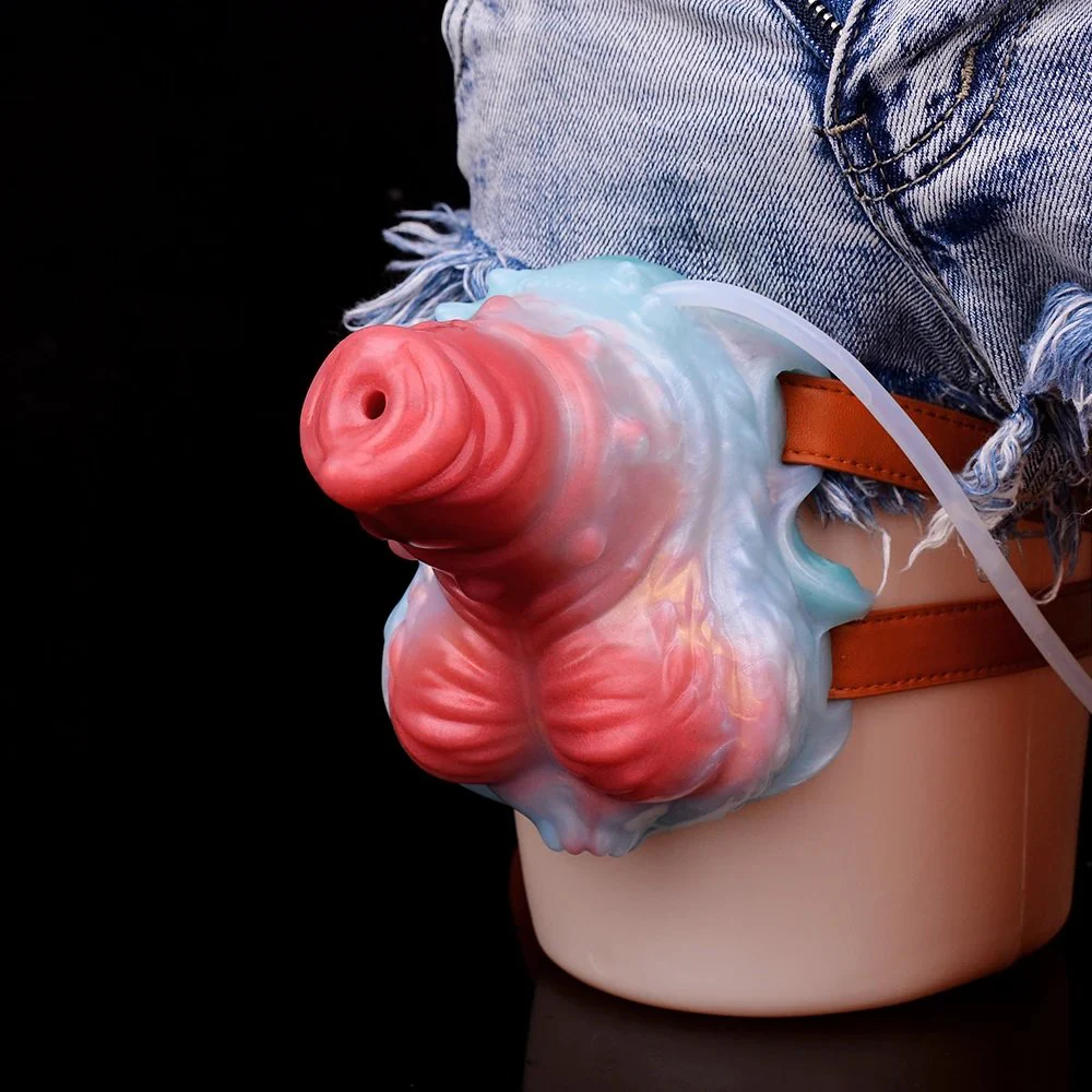 Grinder with Syringe Bladder for 18+ Adult Spray Function Sexual Lubrication Non-stop Orgasm