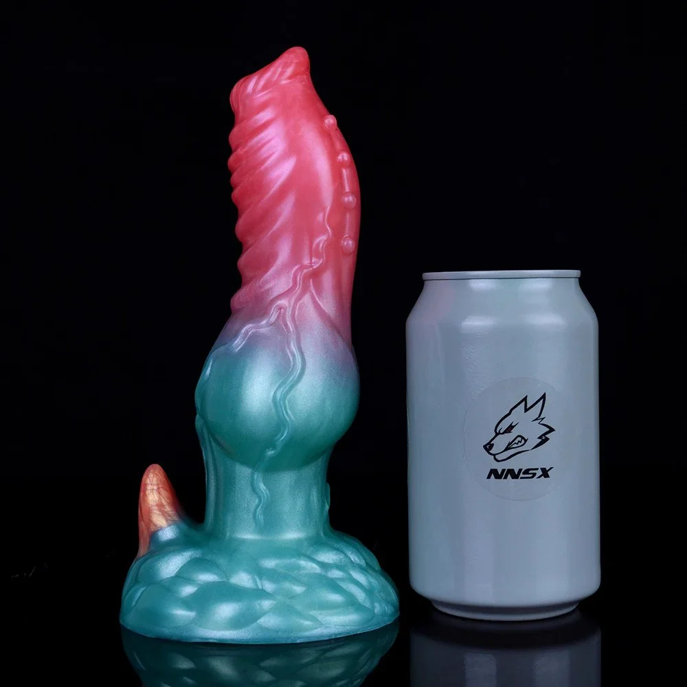 Realistic Small Cock Knot Dog Dildo Silicone Soft Wolf Animal Fantasy Monster Adult Anal Plug Sex Toys for Male Female