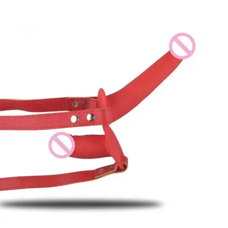 Double Dildo Pants Elastic Harness Strap-on for Woman Strap on Penis