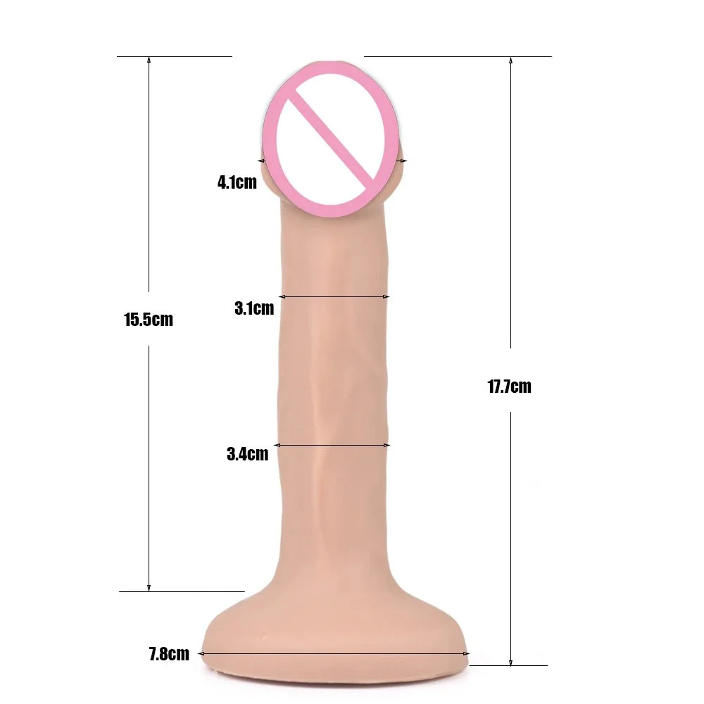 Soft Silicone Cock Penis Realistic Bendable Dildo Metal Keel Fantasy Anal Plug Dildo for Women Vaginal
