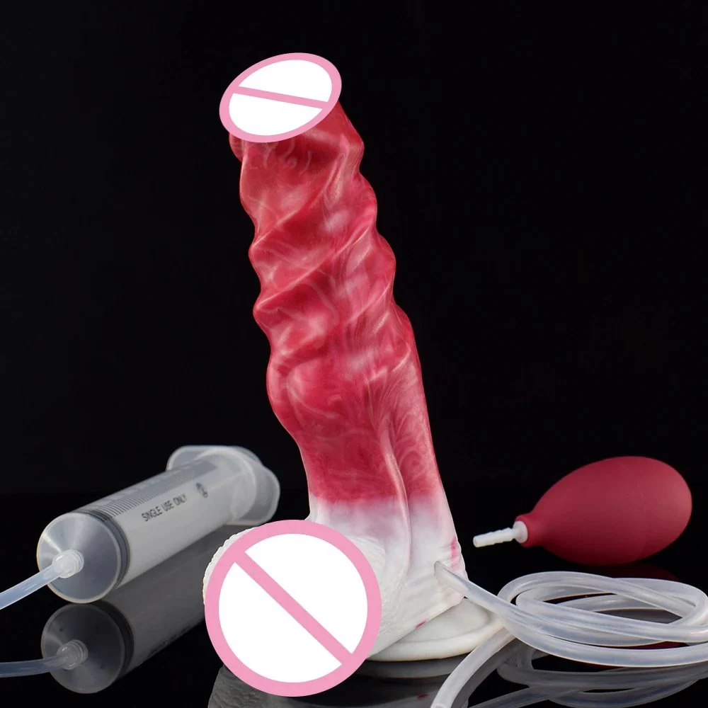 Realistic Squirting Dildo Ejaculating Vibrating Penis Adult Cock Ejaculation Anal Plug Dildo Sex Toys for Women Man Pleasure