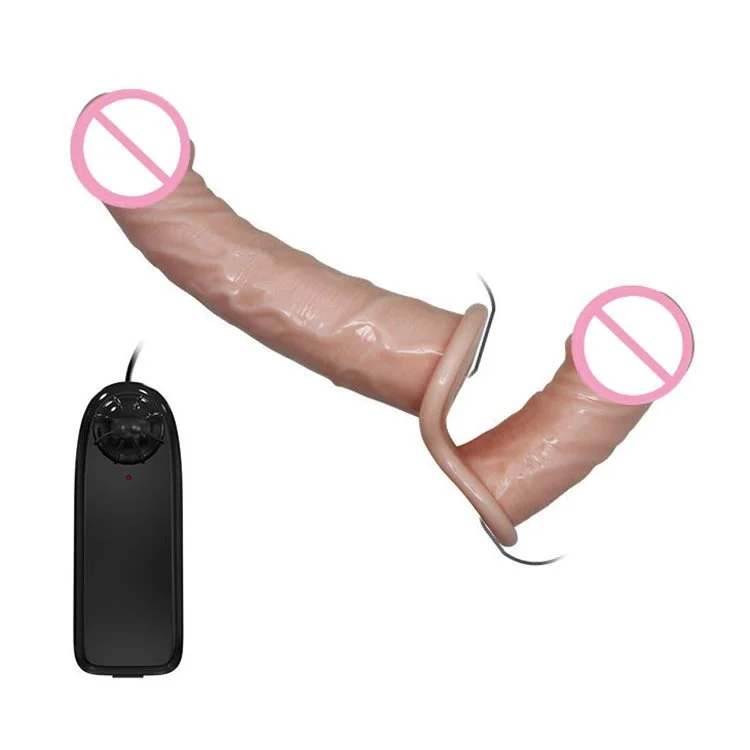 Double Head Vibrating Panties Wearable Belt Dildo Vibrator for Women Strap on Dildo for Lesbian