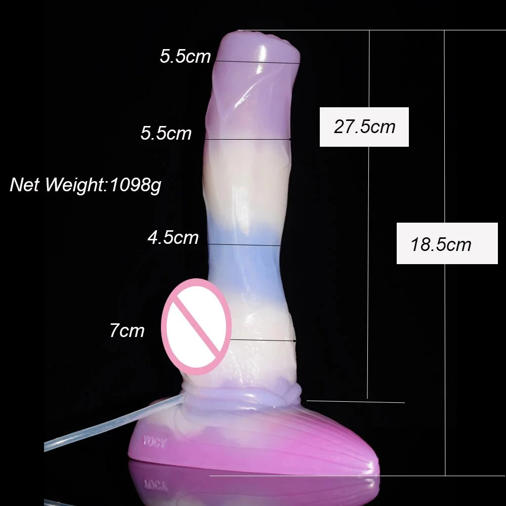 Dog Penis Healthy Silicone Dildos with Big Knot Anal Plug Other Sex Toys for Women