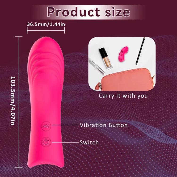 USB Rechargeable Silicone Finger Vibrator Sex Toys for Women