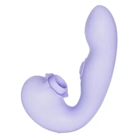 Rose Vibrator USB Powered Flower-Shaped Internal External Female Masturbation Device Round-Shaped Stick Slapping Stick