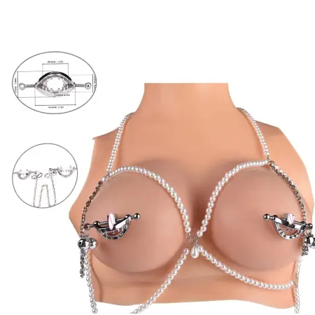 Breast Bondage Sex Slave Restraints Metal Nipple Clips Play Clamps Sex Toys for Couple Adult Games Nipple Stimulator