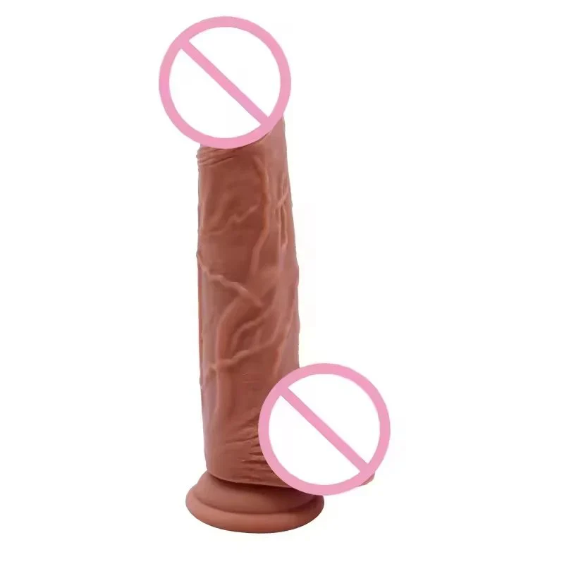 Large Eco-Friendly Female Dildo Soft Liquid Silicone Single Density Waterproof 6.3 Insertable Masturbation Device for Women
