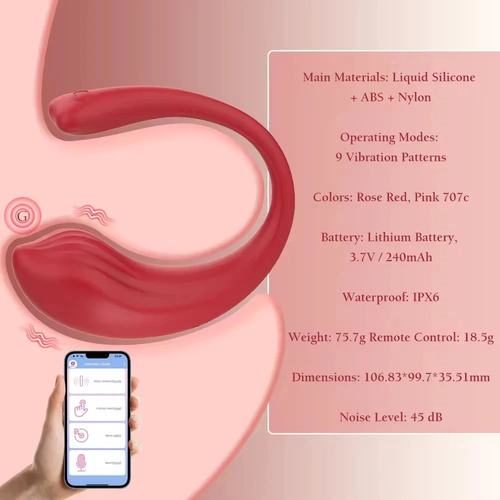 APP Remote Control Wearable Couple Vibrator Medical Silicone Female Wireless Panties Vibrator Sex Toy for Women